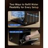 imageecozy 2quot Clear Ice Ball Maker with CrystalFlux Technology 4 pcs in 40 Mins 144 pcsDay Sphere Ice Maker with Automatic Water Supply SelfCleaning Enhanced Insulation for Whiskey ampamp BourbonBlack