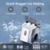 imageecozy 2quot Clear Ice Ball Maker with CrystalFlux Technology 4 pcs in 40 Mins 144 pcsDay Sphere Ice Maker with Enhanced Insulation Automatic Water Supply SelfCleaning for Whiskey ampamp BourbonStainless Steel