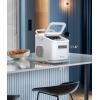 imageecozy Countertop Ice Maker Portable Ice Maker with SelfCleaning 9 Bullet Ice Cubes in 6 Mins 26lbs24Hrs Ice Maker Machine with Ice Bags Handle Standing Scoop and Basket White
