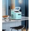 imageecozy Countertop Ice Maker Portable Ice Maker with SelfCleaning 9 Bullet Ice Cubes in 6 Mins 26lbs24Hrs Ice Maker Machine with Ice Bags Handle Standing Scoop and Basket Green