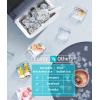 imageecozy Countertop Ice Makers 45lbs Per Day 24 Cubes Ready in 13 Mins Stainless Steel Housing Auto SelfCleaning Ice Maker with Ice Bags and Ice Scoop for Kitchen Office Bar Party