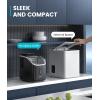imageecozy Ice Cube Makers Countertop 33lbs Per Day Portable Ice Machine SelfCleaning Ice Maker Machine with 15L External Water Tank for Home Office Party Bar