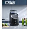 imageecozy Ice Cube Makers Countertop 33lbs Per Day Portable Ice Machine SelfCleaning Ice Maker Machine with 15L External Water Tank for Home Office Party Bar