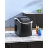 imageecozy Ice Makers Countertop Portable Ice Machine with Carry Handle Ice in 6Mins 26 lbsDay AutoCleaning Ice Maker with Basket and Scoop for HomeKitchenCampingRVMatte Black