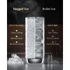 imageecozy Nugget Ice Maker Countertop Intuitive EcoScreen 40lbs24H Chewable Pebble Ice 3lb PullOut Basket SelfCleaning OneTouch Timer  Perfect for Home Drinks ampamp Cocktails