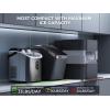 imageecozy Nugget Ice Maker Countertop with Handle 33 lbs Chewable Pellet Ice Daily SelfCleaning Ice Machine Includes Ice Bags for Kitchen Bar Parties Stainless SteelStainless Steel