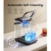imageecozy Smart Ice Maker Portable Ice Makers Countertop with App Remote ampamp Voice Control 9 Bullet Ice Cubes in 6 Mins 26lbs24Hrs SelfCleaning Quiet Ice Maker Machine for Home Kitchen Office RV