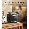 imageecozy Smart Ice Maker Portable Ice Makers Countertop with App Remote ampamp Voice Control 9 Bullet Ice Cubes in 6 Mins 26lbs24Hrs SelfCleaning Quiet Ice Maker Machine for Home Kitchen Office RV