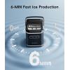 imageecozy Smart Ice Maker Portable Ice Makers Countertop with App ampamp Voice Control 9 Bullet Ice in 6 Mins 26lbs24Hrs SelfCleaning Ice Machine with Ice Scoop Basket and Bag for Home Kitchen Office RVMatte Black