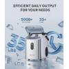 imageecozy Smart Ice Maker Portable Ice Makers Countertop with App ampamp Voice Control 9 Bullet Ice in 6 Mins 26lbs24Hrs SelfCleaning Ice Machine with Ice Scoop Basket and Bag for Home Kitchen Office RVSilver