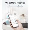 imageecozy Smart Nugget Ice Maker Countertop Portable Pebble Ice Machine with Voice Control 34lbs24H Soft Chewable Ice SelfCleaning Pellet Ice Maker with APP WiFi for Kitchen Party Stainless SteelStainless Steel
