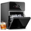 imageecozy 2quot Clear Ice Ball Maker with CrystalFlux Technology 4 pcs in 40 Mins 144 pcsDay Sphere Ice Maker with Automatic Water Supply SelfCleaning Enhanced Insulation for Whiskey ampamp BourbonBlack