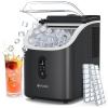 imageecozy Ice Cube Makers Countertop 33lbs Per Day Portable Ice Machine SelfCleaning Ice Maker Machine with 15L External Water Tank for Home Office Party Bar