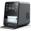imageecozy Nugget Ice Maker Countertop Intuitive Ergonomic EcoScreen with OneTouch Timer 33Lbs24H Pebble Ice Maker Machine PullOut Ice Basket with 3Lbs Storage SelfCleaning for Drinks ampamp Cocktails