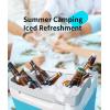 imageecozy Portable Ice Maker Countertop SelfCleaning Ice Maker Machine with Ice BagsIce ScoopIce Basket for Home Kitchen Bar Party