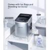 imageecozy Portable Ice Maker Countertop SelfCleaning Ice Maker Machine with Ice BagsIce ScoopIce Basket for Home Kitchen Bar Party