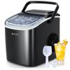 imageecozy Portable Ice Maker Countertop SelfCleaning Ice Maker Machine with Ice BagsIce ScoopIce Basket for Home Kitchen Bar Party