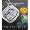 imageecozy Portable Ice Makers Countertop 8 Cubes in 6 Mins 26lbsDay Bullet Ice Maker Machine with 2 Ice Sizes SelfCleaning Ice Maker with Carry Handle for HomeKitchenPartyTravel  2026 Version