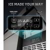 imageecozy Commercial Under Counter Ice Maker 80 Lbs24H Ice Production 24 Lbs Storage Bin Auto SelfCleaning 24H Timer Smart LCD Panel BuiltIn or Freestanding Ice Machine for Home Bar amp Restaurant