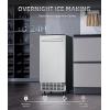 imageecozy Commercial Under Counter Ice Maker 80 Lbs24H Ice Production 24 Lbs Storage Bin Auto SelfCleaning 24H Timer Smart LCD Panel BuiltIn or Freestanding Ice Machine for Home Bar amp Restaurant