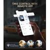 imageecozy Nugget Ice Maker Countertop First FullColor Smart Panel 44 lbs24H Ice Machine with APP amp Voice Control DoubleLayer Insulation PullOut Water Tank Soft Pebble Chewable Ice SelfCleaningSilver