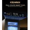 imageecozy Nugget Ice Maker Countertop First FullColor Smart Panel 44 lbs24H Ice Machine with APP amp Voice Control DoubleLayer Insulation PullOut Water Tank Soft Pebble Chewable Ice SelfCleaningSilver