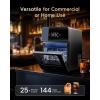 imageecozy 2 Ice Ball Maker CountertopClear Sphere Ice Maker Machine with CrystalFlux Technology 4 pcs in 40 Mins 144 pcsDay Enhanced Insulation Auto Water Supply SelfCleaning for Whiskey