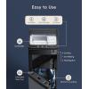 imageecozy 4in1 Water Dispenser with Ice Maker Hot amp Cold Water Cooler BottomLoading ECO Mode 33 lbsDay Ice Production Child Safety Lock amp Night Light Fits 3 amp 5 Gallon Bottles for Home amp Office