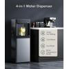 imageecozy 4in1 Water Dispenser with Ice Maker Hot amp Cold Water Cooler BottomLoading ECO Mode 33 lbsDay Ice Production Child Safety Lock amp Night Light Fits 3 amp 5 Gallon Bottles for Home amp Office
