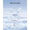 imageecozy Ice Makers Countertop Ultra Slim Design with FullColor Panel Internal Lights 26 lbs24H Timer Ice Making Two Ice Sizes Portable SelfCleaning Ice Machine for HomeKitchenRV