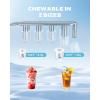 imageecozy Nugget Ice Makers Dispenser 40 lbs Per Day Pebble Sonic Ice Machine Countertop TouchFree Ice SelfCleaning Mistalo Drop Slim for Home Kitchen OfficeBlack