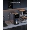 imageecozy Nugget Ice Makers Dispenser 40 lbs Per Day Pebble Sonic Ice Machine Countertop TouchFree Ice SelfCleaning Mistalo Drop Slim for Home Kitchen OfficeSilver