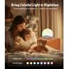 imageecozy Sunrise Alarm Clock for Bedroom White Noise Sound Machine 26 Soothing Sounds 17 Night Lights Bluetooth Speaker MusicSync Lights Wake Up Sunlight for Heavy Sleepers Adults Kids  NaturalGrey  White