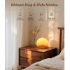 imageecozy Sunrise Alarm Clock for Bedroom White Noise Sound Machine 26 Soothing Sounds 17 Night Lights Bluetooth Speaker MusicSync Lights Wake Up Sunlight for Heavy Sleepers Adults Kids  NaturalWood