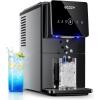 imageecozy Nugget Ice Makers Dispenser 40 lbs Per Day Pebble Sonic Ice Machine Countertop TouchFree Ice SelfCleaning Mistalo Drop Slim for Home Kitchen OfficeSilver