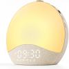 imageecozy Sunrise Alarm Clock for Bedroom White Noise Sound Machine 26 Soothing Sounds 17 Night Lights Bluetooth Speaker MusicSync Lights Wake Up Sunlight for Heavy Sleepers Adults Kids  NaturalNatural
