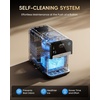 image:imageecozy Nugget Ice Maker Dispenser Countertop 2in1 Pebble Ice Machine amp Water Dispenser with App Control Sonic Crushed Ice Makers with SelfCleaning TDS Monitor Measured Dispensing 33 LbsDayDark Gray