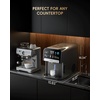 image:imageecozy Nugget Ice Maker Dispenser Countertop 2in1 Pebble Ice Machine amp Water Dispenser with App Control Sonic Crushed Ice Makers with SelfCleaning TDS Monitor Measured Dispensing 33 LbsDayDark Gray