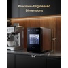 image:imageecozy 2 Large Ice Cube Maker with CrystalFlux Technology 2 pcs in 30 Mins with Eco Mode 72 pcsDay 24H Timer Clear Square Ice Machine with SelfCleaning Enhanced Insulation for Whiskey Bar