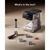 image:imageecozy Espresso Machine amp Coffee Maker Combo with Milk Frother Guided Touchscreen Brewing Create CafStyle Lattes Cappuccinos amp Americanos at Home Smart Touchscreen Stainless Steel
