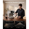image:imageecozy Espresso Machine amp Coffee Maker Combo with Milk Frother Guided Touchscreen Brewing Create CafStyle Lattes Cappuccinos amp Americanos at Home Smart Touchscreen Stainless Steel