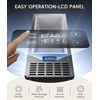 image:imageecozy Undercounter Nugget Ice Maker 66 LbsDay Soft Pebble Chewable Ice Bulitin amp Freestanding Horizontal Handle Reversible Door SelfCleaning amp 24H Timer  Stainless Steel