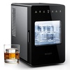 image:imageecozy 2 Large Ice Cube Maker with CrystalFlux Technology 2 pcs in 30 Mins with Eco Mode 72 pcsDay 24H Timer Clear Square Ice Machine with SelfCleaning Enhanced Insulation for Whiskey Bar
