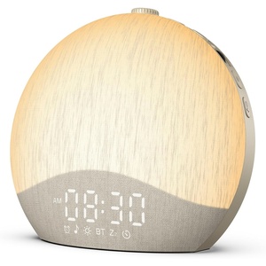 image:imageecozy Sunrise Alarm Clock White Noise Machine Sound Machine for Bedroom Wake Up Light with BT Speaker 26 Sleep Sounds 17 Night Lights Dimmable Digital Clock for Adults Kids