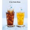 image:imageecozy Portable Ice Maker Countertop 9 Cubes Ready in 6 Mins 26 lbs in 24 Hours Ice Maker Machine with Standing Scoop for Camping