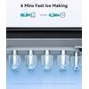 image:imageecozy Portable Ice Maker Countertop 9 Cubes Ready in 6 Mins 26 lbs in 24 Hours Ice Maker Machine with Standing Scoop for Camping
