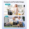 image:imageecozy Portable Ice Maker Countertop 9 Cubes Ready in 6 Mins 26 lbs in 24 Hours Ice Maker Machine with Standing Scoop for Camping