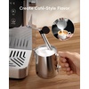 image:imageecozy 2in1 Espresso Machine with Milk Frother Guided Touchscreen  Coffee Maker Combo for Brewing Baristaquality Coffee Lattes Cappuccinos and Americanos at Home