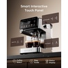image:imageecozy 2in1 Espresso Machine with Milk Frother Guided Touchscreen  Coffee Maker Combo for Brewing Baristaquality Coffee Lattes Cappuccinos and Americanos at Home