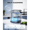 image:imageecozy Ice Makers Countertop 9 Ice Cubes Ready in 6 Mins Portable Ice Machine with Carry Handle 26lbs24Hrs AutoCleaning Ice Maker with Basket and Scoop for HomeKitchenCampingRVMidnight Black